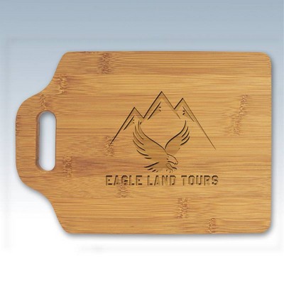 X-Large Bamboo Cutting Board w/Handle