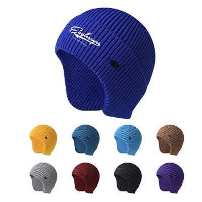 Fleece Winter Earflap Beanie