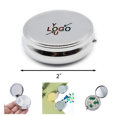 Compact Circular Metal Container