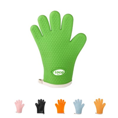 Heat-Resistant Silicone Oven Mitts