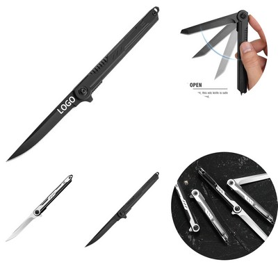 7CR13Mov Tanto Pocket Knife Clip Lock Camping Survival Tool
