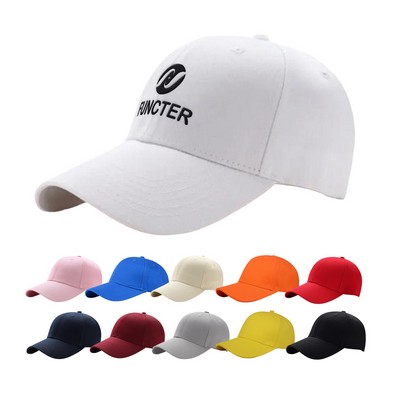 6 Panel Cotton Baseball Cap