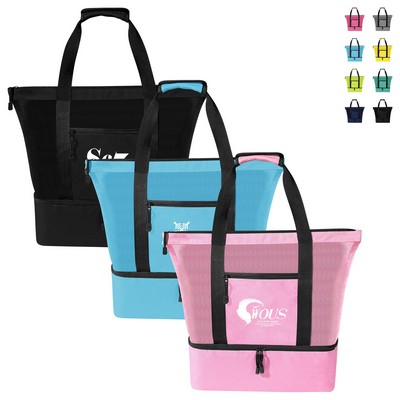 600D Oxford Cloth Mesh With Wrist Pad Beach Cooler Bag