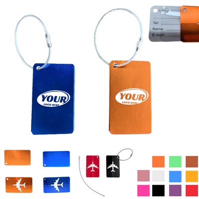 Aluminium Alloy Luggage Suitcase Tag