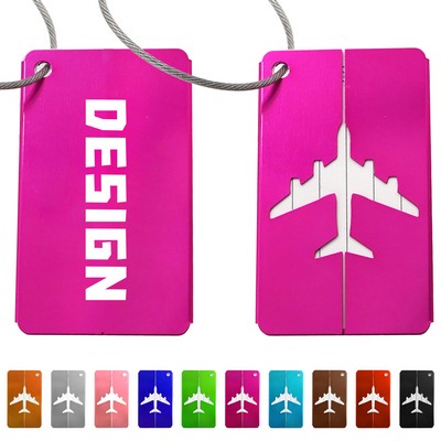 Aluminum Luggage Suitcase Tag MOQ 20