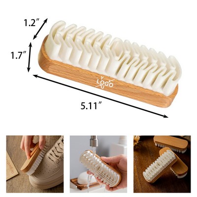 Silicone Brush for Suede Shoes Magic Wood
