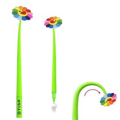 Colorful Smile Sunflower Pen