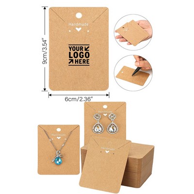 Jewelry Display Cards for Earrings and Necklaces 2.5×3.5"