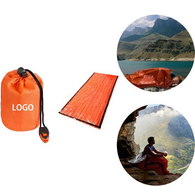 Portable Emergency Sleeping Bag for Outdoor Survival and First Aid