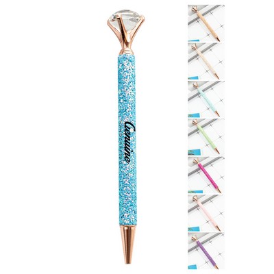 Crystal Diamond Glistening Stylus Ballpoint Pen
