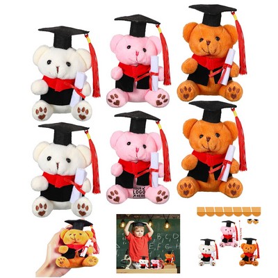 Mini Graduation Plush Stuffed Toy Bear