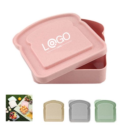 Sandwich Container Box Toast Shape Holder