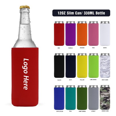 Foldable 12oz Thin Can Cooler