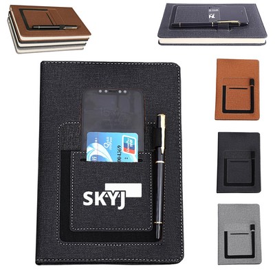 PU Multi-pocket Notepad Notebooks