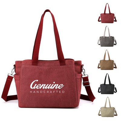 Corduroy Diagonal Crossbody Bag