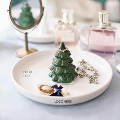 Christmas Ceramic 3D Plate Jewelry and Snack Dish