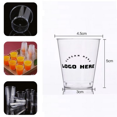 1.5Oz Clear Disposable Plastic Shot Cup