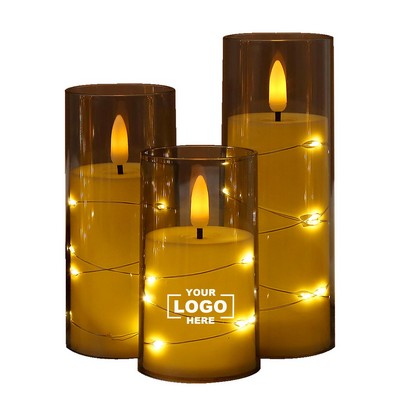 Realistic Flickering LED Electronic Candle