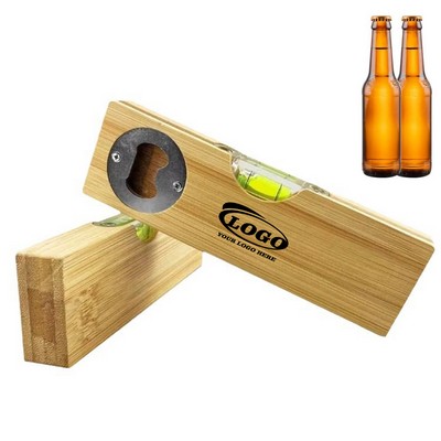 Wooden Level Bottle Opener