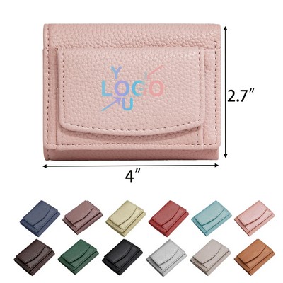 Real Leather Mini Women's Wallet