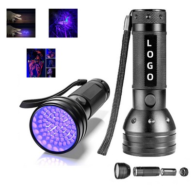 51 LED UV Flashlight For Pet Urine Bed Bugs Resin Curing