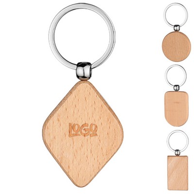 Wooden Keychain Tag