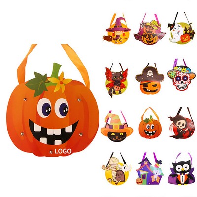 Halloween Pumpkin Bucket Candy Bag