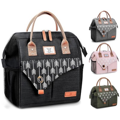 11L Non-Woven Insulated Lunch Cooler Tote Bag w/ Handle