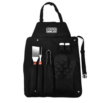 6 Pcs Bbq Grill Tools Set