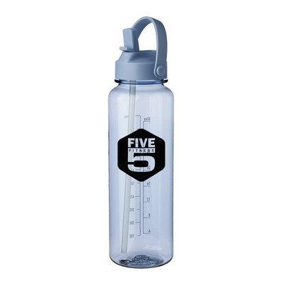 40 oz. Juvia Plastic Water Bottle (1 Color Imprint)