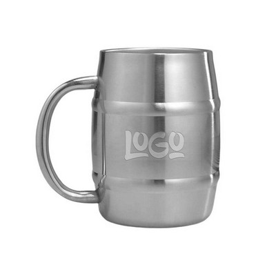 12oz 304 Stainless Steel Beer Heat-Resistant Water Cup