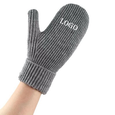 Unisex Knit Mittens