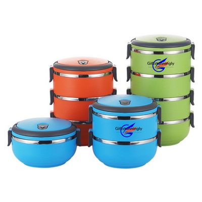 Round Leak - Proof Lunch Box