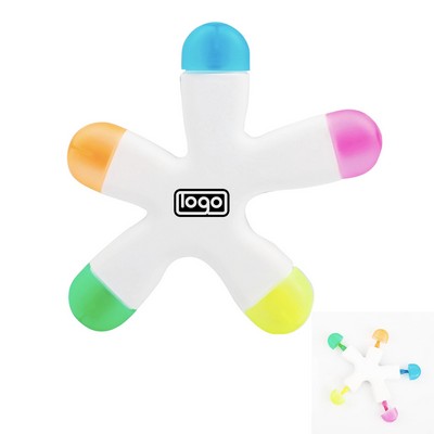 5 Color Starfish Highlighter