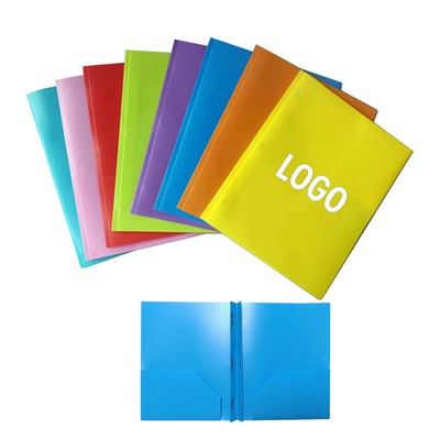 PP File Folder with Metal Clip