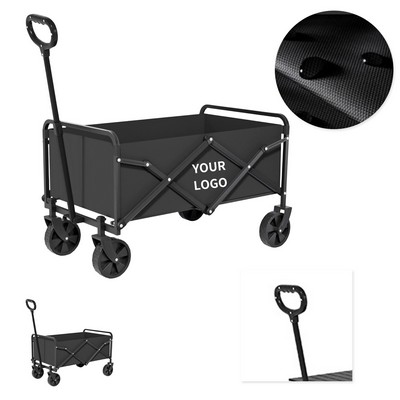 All Terrain Folding Cart With Adjustable Telescoping Handle