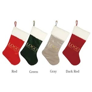 Velvet Christmas Stockings