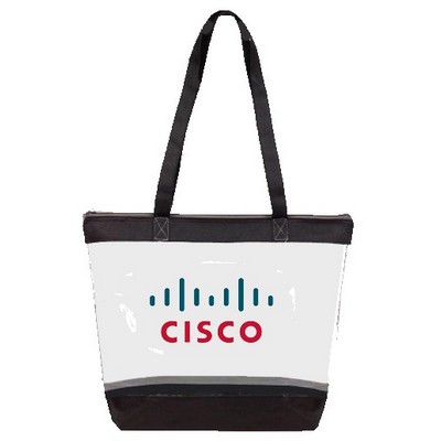 Bsic CLEAR Zipper Tote