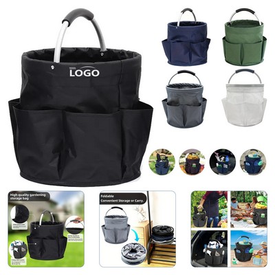 Foldable Garden Tool Storage Basket