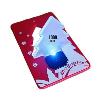 Folding Xmas Tree Shape LED Light