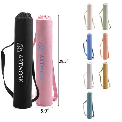 Suede Yoga Mat Backpack