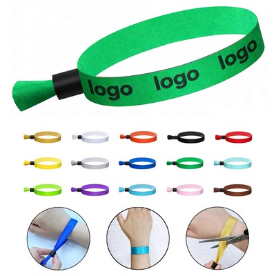 Disposable Lightweight Cloth Event Colored Wristband