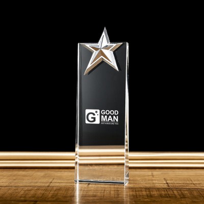 Medium Five-pointed Star Crystal Glass Awards Trophy Cups