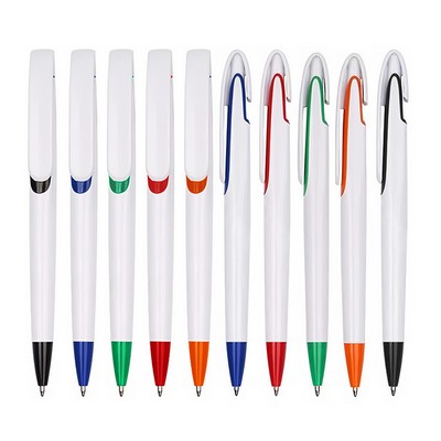 Plastic Press Ballpoint Pen