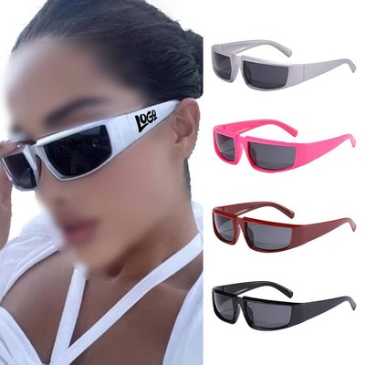 Retro Punk PC Frame UV Protection Sunglasses