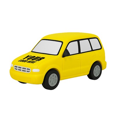 Yellow Car PU Stress Toy