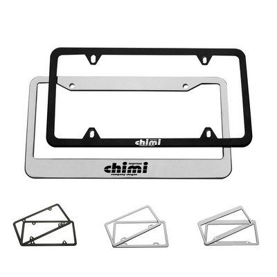Stainless Steel License Plate Frame Vehicle