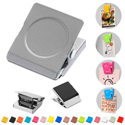 Fridge Metal Magnets Magnetic Clip Note Paper Clamp