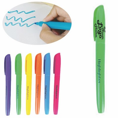 Highlighter Pen Comfortable Grip Fluorescent Marker