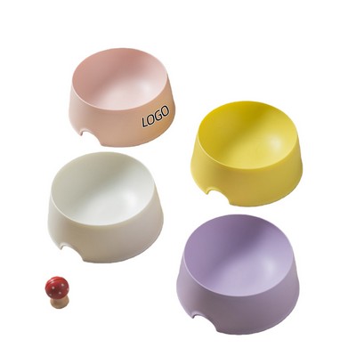 Round PP Anti-Tip Pet Food Bowl